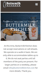 Mobile Screenshot of buttermilkkitchen.com